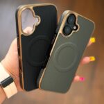 قاب موبایل سوزنی دور طلایی