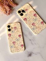قاب موبایل درنا با ترکیب گل و پاپیون - Image 2