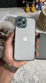 قاب موبایل آیفون پشت مات دور رنگی ( 2002 ) - Image 2