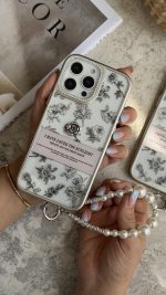 قاب موبایل آیفون گل فلاورز سان لایت + بندست