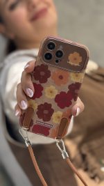 قاب موبایل آیفون قاب گل وینتیج فلاور بندی - Image 5