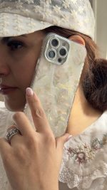 قاب موبایل آیفون باغ ژاپنی صدفی انگلیش هوم - Image 2