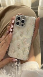 قاب موبایل آیفون باغ ژاپنی صدفی انگلیش هوم - Image 4