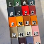 جاکارتی مگسیف رنگی چرمی