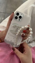 قاب موبایل آیفون کوکوشنل ایتالیانو + بندست مروارید - Image 4