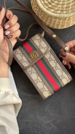 کیف فری سایز یک طرفه گوچی فونتی + بندچرمی - Image 4