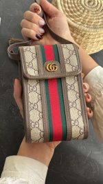 کیف فری سایز یک طرفه گوچی فونتی + بندچرمی - Image 2