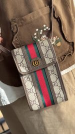 کیف فری سایز یک طرفه گوچی فونتی + بندچرمی - Image 3