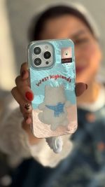 قاب موبایل آیفون پاپی وست هایلند + بند فابریک - Image 4