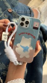 قاب موبایل آیفون پاپی وست هایلند + بند فابریک - Image 3