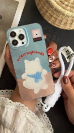 قاب موبایل آیفون پاپی وست هایلند + بند فابریک - Image 5