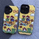 قاب موبایل کبریتی ماریو زرد - Image 2