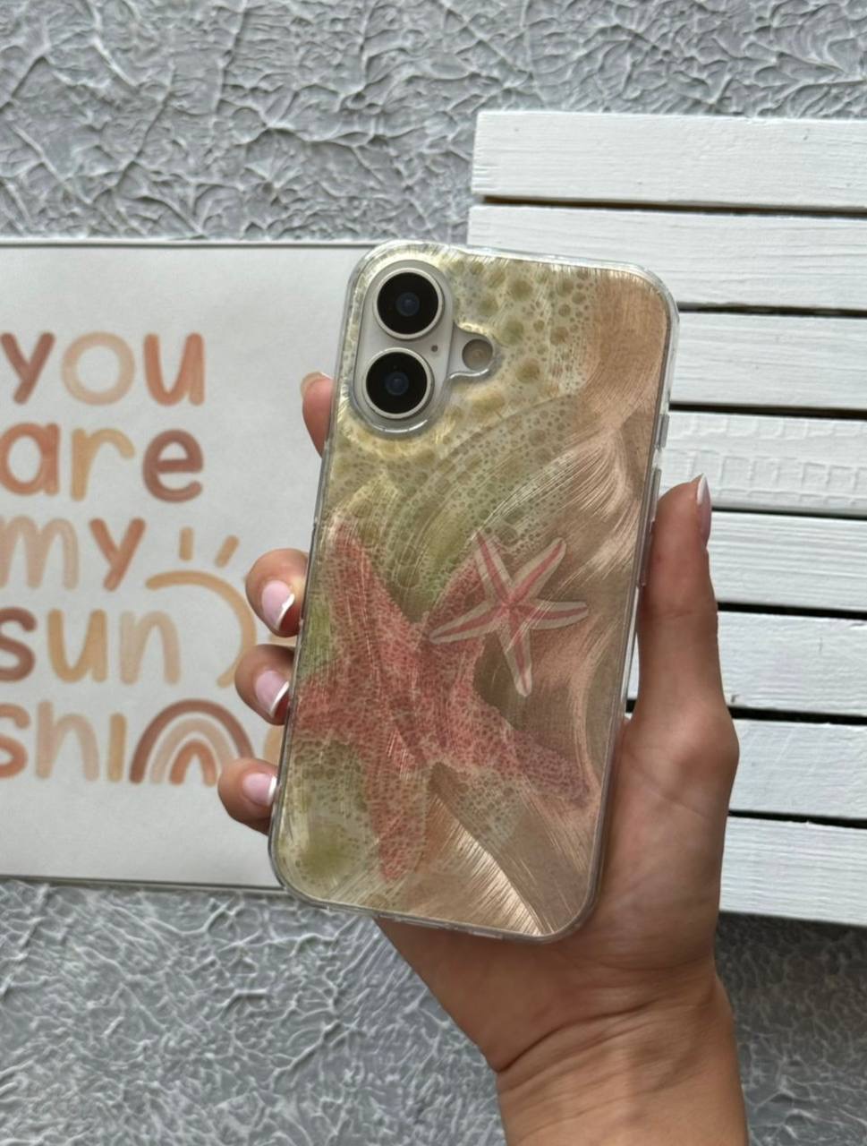 IMG_9774 قاب موبایل صدفی صدف صورتی - Image 1