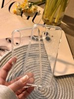 قاب موبایل شاینی اکلیلی شفاف - Image 2