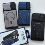 قاب موبایل آیفون کیس شیلد محافظ لنزدار و مگسیف دار و پایه دار