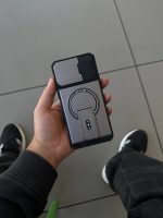 قاب موبایل آیفون کیس شیلد محافظ لنزدار و مگسیف دار و پایه دار - Image 4