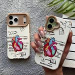 قاب موبایل مخملی قلب