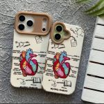 قاب موبایل مخملی قلب - Image 2