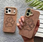 قاب موبایل مخملی پنجه