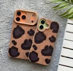 قاب موبایل مخملی پلنگی - Image 2