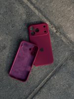 قاب موبایل آیفون سیلیکونی اورجینال پاک کنی چری - Image 2