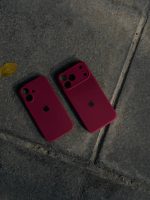 قاب موبایل آیفون سیلیکونی اورجینال پاک کنی چری - Image 4