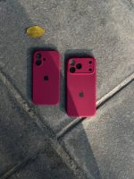 قاب موبایل آیفون سیلیکونی اورجینال پاک کنی چری - Image 7