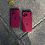 قاب موبایل آیفون سیلیکونی اورجینال پاک کنی چری