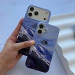 قاب موبایل آیفون نورث فیس برفی  north face - Image 5