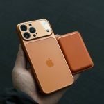 قاب موبایل طرح آیفون 17 نارنجی