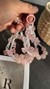 بند و آویز پاپیون و ستاره صورتی - Image 2