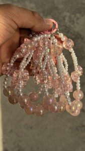 بند و آویز پاپیون و ستاره صورتی - Image 3