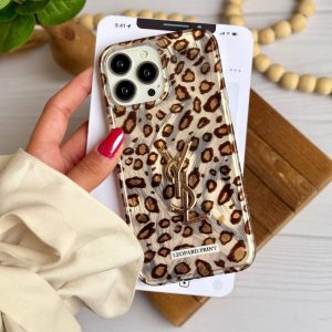قاب موبایل پلنگی yves saint laurent leopard