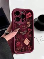 قاب موبایل سولید گل و پروانه - Image 4