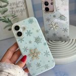 قاب موبایل برف و ستاره