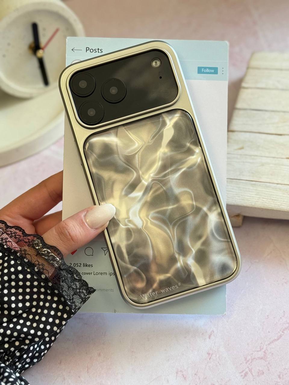 IMG_3250 قاب موبایل موج آب - Image 1