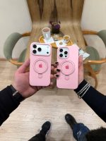 قاب موبایل سیلیکون مگسیف دار صورتی اورجینال - Image 3