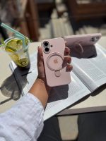 قاب موبایل سیلیکونی مگسیف استنددار صورتی - Image 3