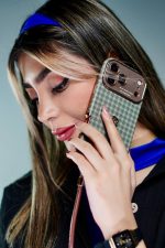 قاب موبایل آیفون چهارخونه سبز این نیز بگذرد + بندست - Image 4