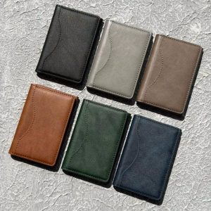 ولت جاکارتی چرمی مگ سیف دار در شش رنگ