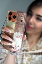 قاب موبایل آیفون شکوفه گلدن پتال - Image 2