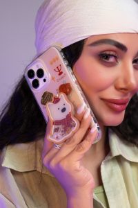 قاب موبایل آیفون کندل کریسمس سگ پاپی + پاپسوکت متحرک - Image 4