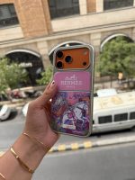 قاب موبایل هرمس صورتی مات - Image 5