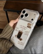 قاب آیفون آیس کافی شفاف