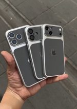 قاب آیفون کورتکس چرمی طوسی - Image 4