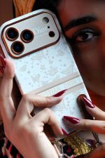 قاب موبایل ( آیفون - سامسونگ ) دیور پروانه + بندست چرمی - تصویر 5