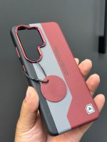 قاب چرم مدرن زرشکی - تصویر 3